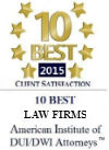 10 Best Law Firms American Institute Of DUI/DWI Attorneys Florida